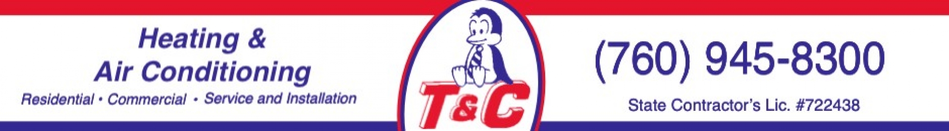 T & C Heat & Air company logo
